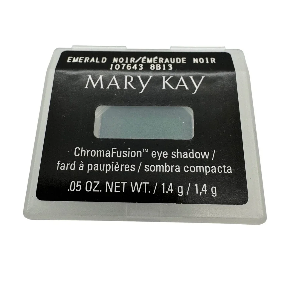 Mary Kay ChromaFusion Eye Shadow Emerald Noir 107643 Dark Green Shimmer .05 oz